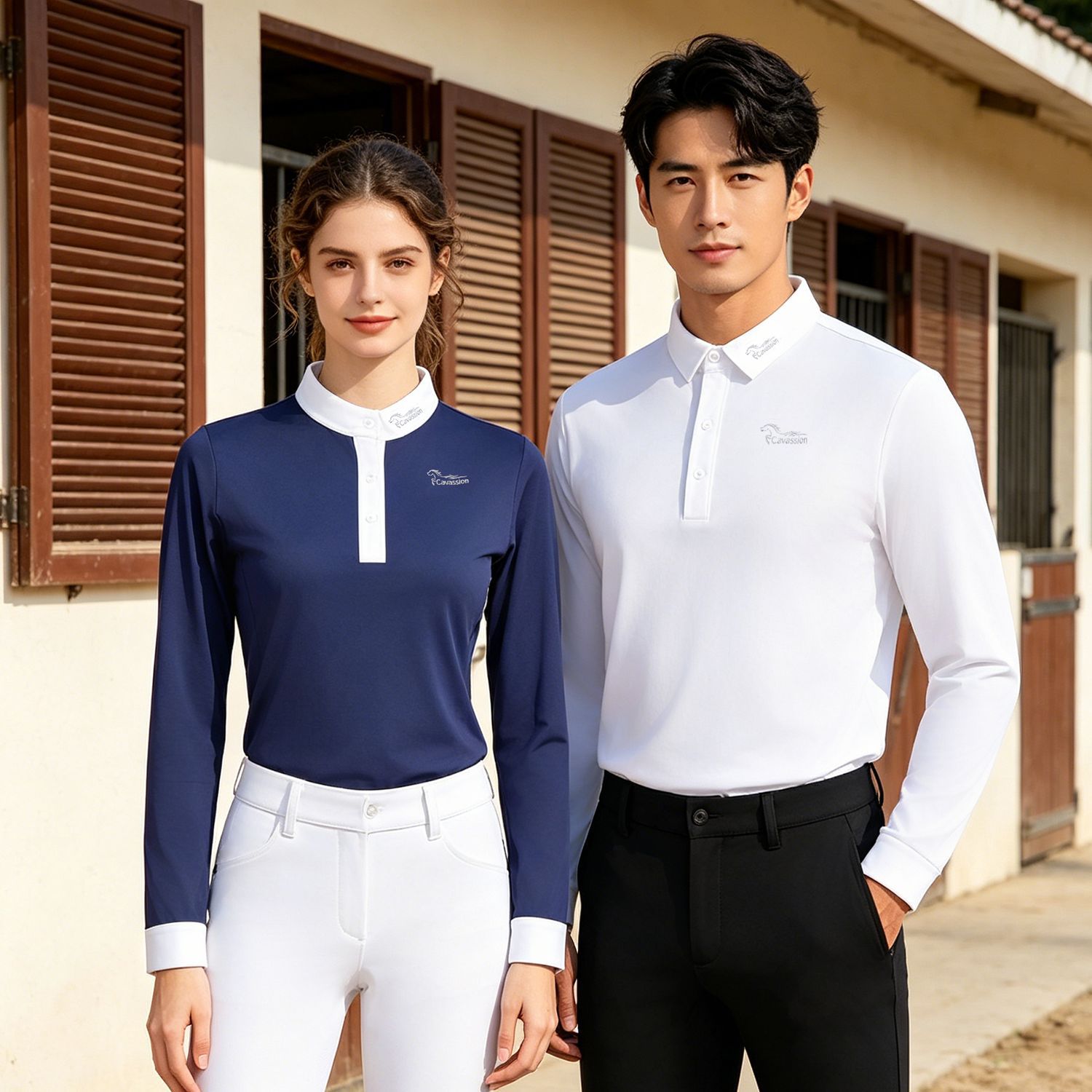 Cycling Gear Apparel - Chemise d'équitation à manches longues pour