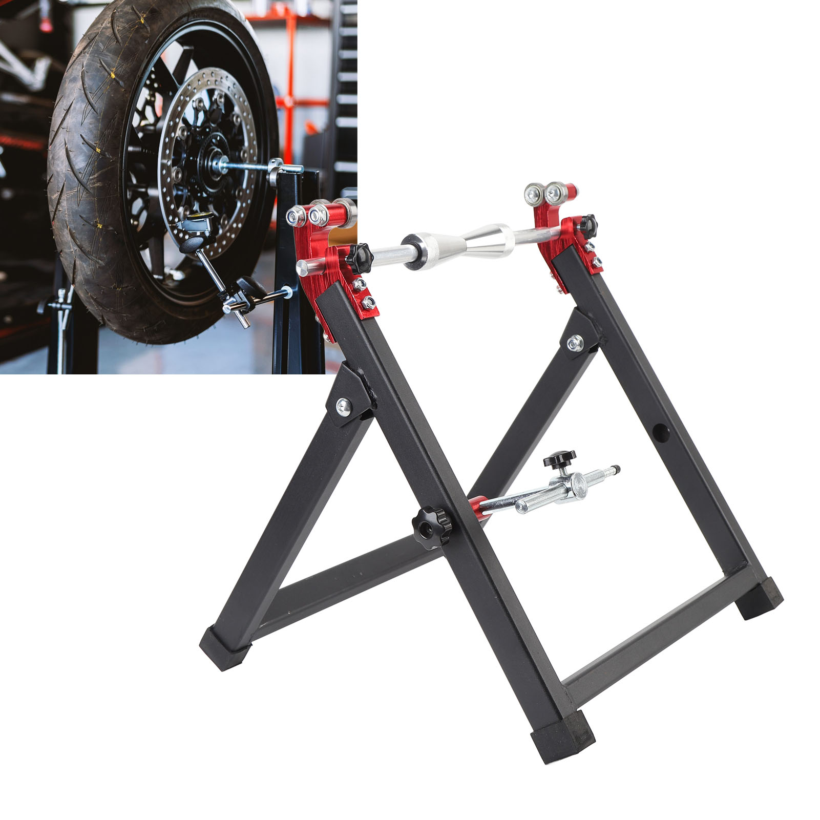 Cycling Gear Stand - Support de centrage de roue pliable