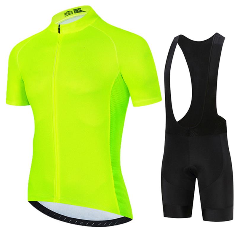 Maillot de Cyclisme Vert Fluor - Cycling Gear Jersey avis et prix