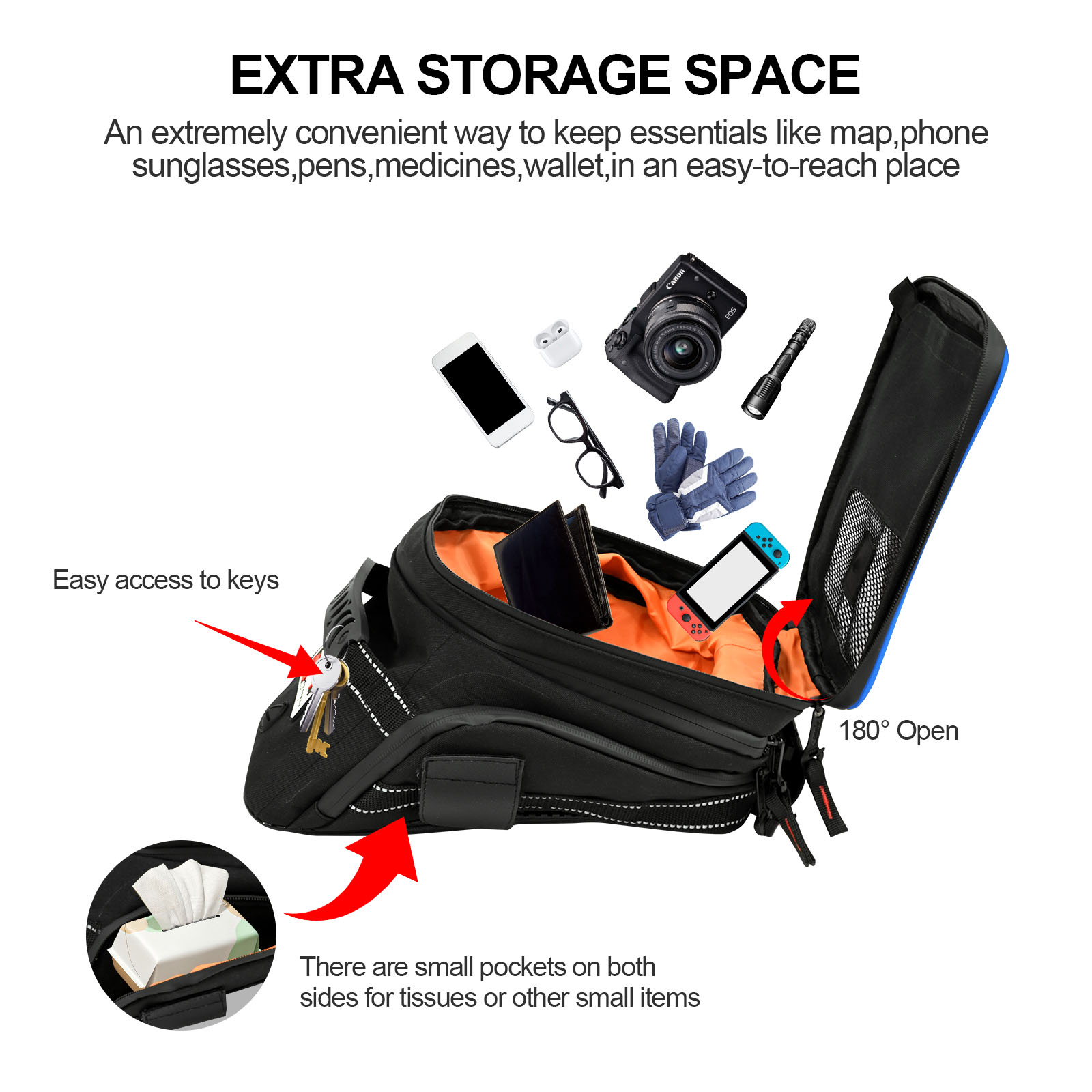 Sacs précieux extensibles de g - Cycling Gear Organizer Bag avis et prix